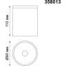 Уличный потолочный светильник NOVOTECH TUMBLER 358013 NV-358013